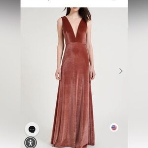 Jenny Yoo Logan Bridesmaid Dress - English Rose